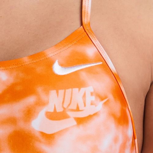 Купальник суцільний жіночий Nike Hydrastrong Cutout bright ceramic