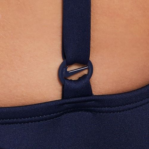 Купальник суцільний жіночий Nike Essential V-Neck midnight navy