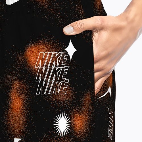 Шорти для плавання чоловічі Nike Multi Print 7" Volley black