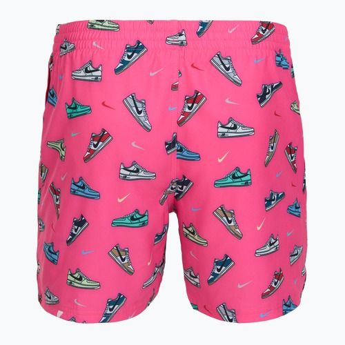 Шорти для плавання чоловічі Nike Multi Print 5" Volley pinksicle