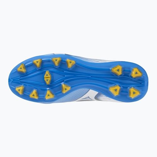 Кросівки футбольні дитячі Mizuno Alfa III Select Jr FG celeste/white