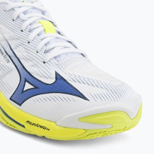 Кросівки волейбольні Mizuno Wave Lightning Elite white/lighting yellow/dazzling blue