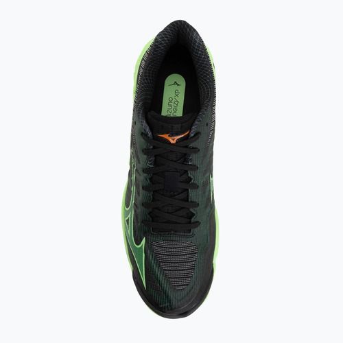 Кросівки волейбольні Mizuno Wave Lightning Elite black/glowing apple/mandarin orange
