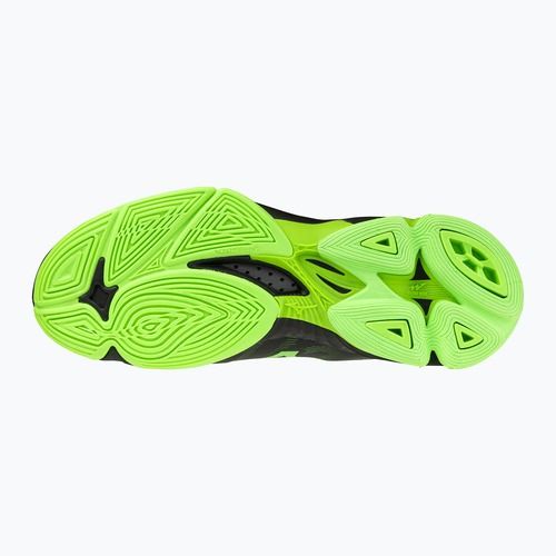 Кросівки волейбольні Mizuno Wave Lightning Pro black/gloving apple/mandarin orange