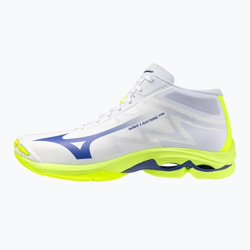 Кросівки волейбольні Mizuno Wave Lightning Pro Mid white/lighting yellow/dazzling blue