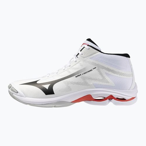 Кросівки волейбольні Mizuno Wave Lightning Pro Mid white/black/fiery red