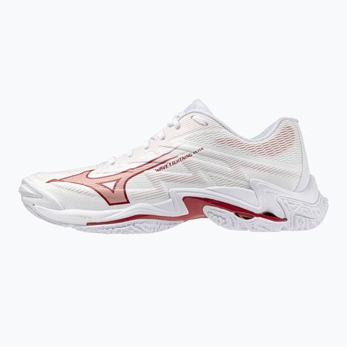 Кросівки волейбольні жіночі Mizuno Wave Lightning Elite white/rose elegance/lava falls