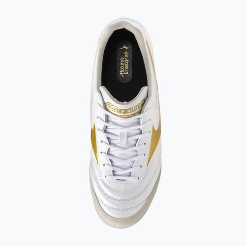 Кросівки футбольні Mizuno Morelia Sala Elite TF white/football gold/galaxy silver