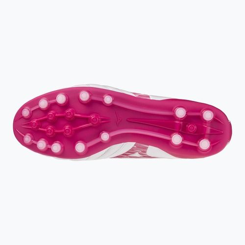 Кросівки футбольні Mizuno Morelia Neo IV Pro AG white/fuchsia purple/fuchsia purple