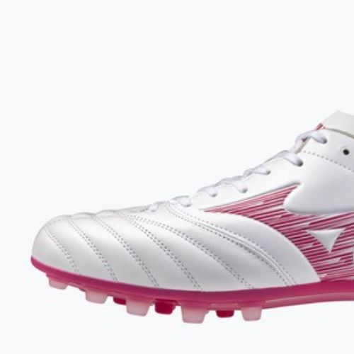 Кросівки футбольні Mizuno Morelia Neo IV Pro AG white/fuchsia purple/fuchsia purple
