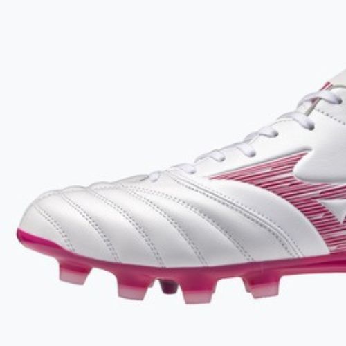 Кросівки футбольні Mizuno Morelia Neo IV Pro FG white/fuchsia purple/fuchsia purple