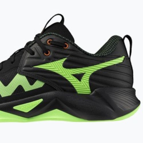 Кросівки волейбольні Mizuno Wave Momentum Pro black/glowing apple/mandarin orange