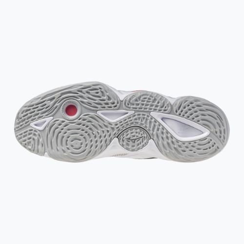 Кросівки волейбольні Mizuno Wave Momentum Elite Mid white/black/fiery red