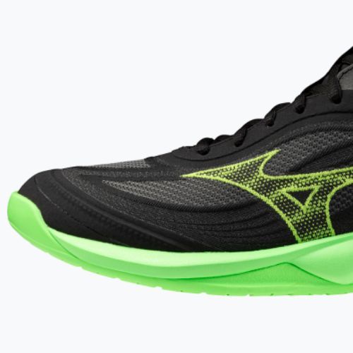Кросівки волейбольні Mizuno Wave Luminous 3 black/glowing apple/mandarin orange