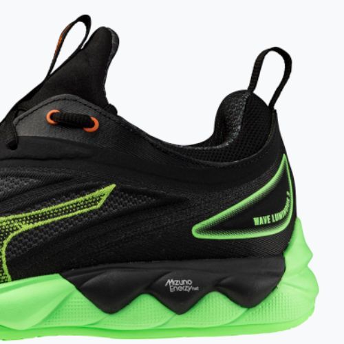 Кросівки волейбольні Mizuno Wave Luminous 3 black/glowing apple/mandarin orange