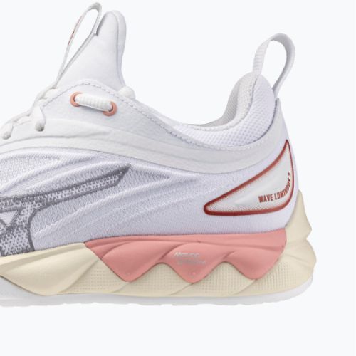 Кросівки волейбольні Mizuno Wave Luminous 3 white/rose elegance/lava falls