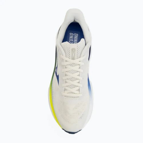 Кросівки для бігу чоловічі Mizuno Wave Sky 9 snow white/surf the web/lightning yellow