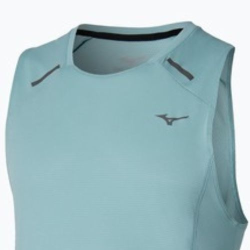 Футболка для бігу чоловіча Mizuno Active DryAeroFlow Tank Top aquifer