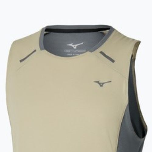 Футболка для бігу чоловіча Mizuno Active DryAeroFlow Tank Top elm