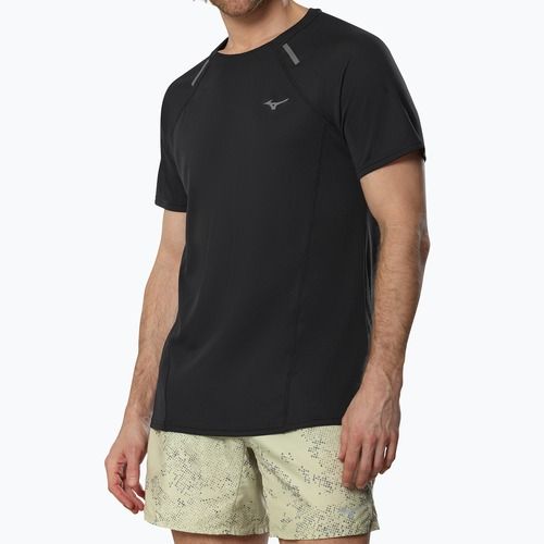 Футболка для бігу чоловіча Mizuno Active DryAeroFlow Tee black