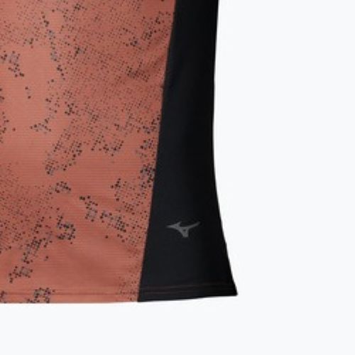 Футболка для бігу чоловіча Mizuno Active DryAeroFlow Graphic copper brown