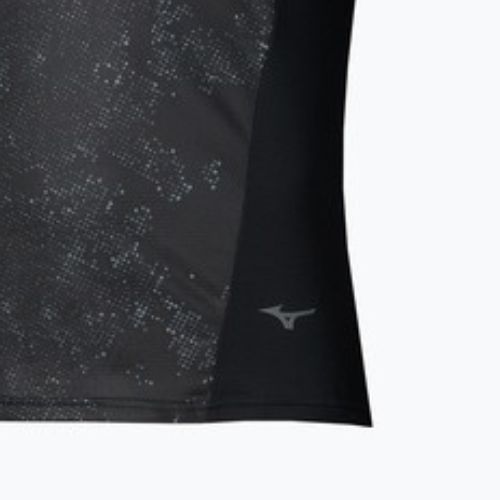 Футболка для бігу чоловіча  Mizuno Active DryAeroFlow Graphic black/gray