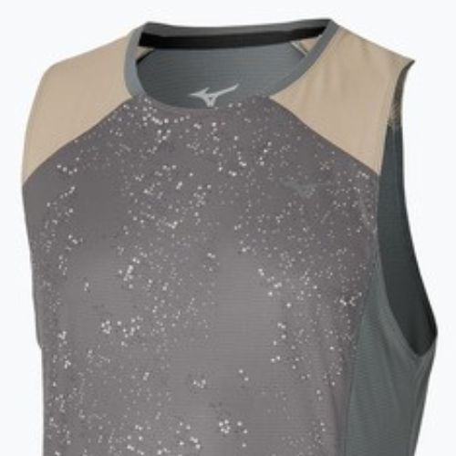 Футболка для бігу чоловіча Mizuno Active DryAeroFlow Graphic Tank Top lava smoke