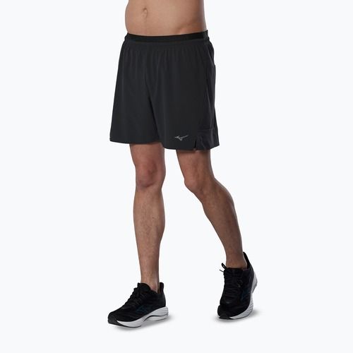 Шорти для бігу чоловічі Mizuno Active Alpha 2in1 5.5 black