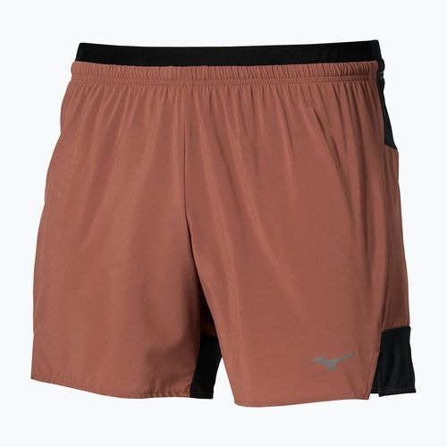 Шорти для бігу чоловічі Mizuno Active Alpha 2in1 5.5 copper brown