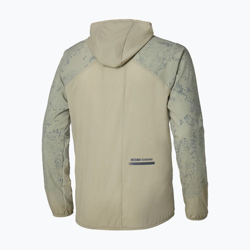 Куртка для бігу чоловіча Mizuno Active Alpha Hooded elm