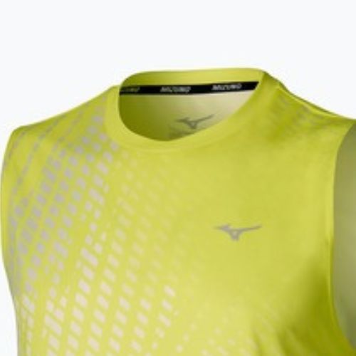 Футболка для бігу чоловіча Mizuno Core Graphic Sleeveless lightning yellow