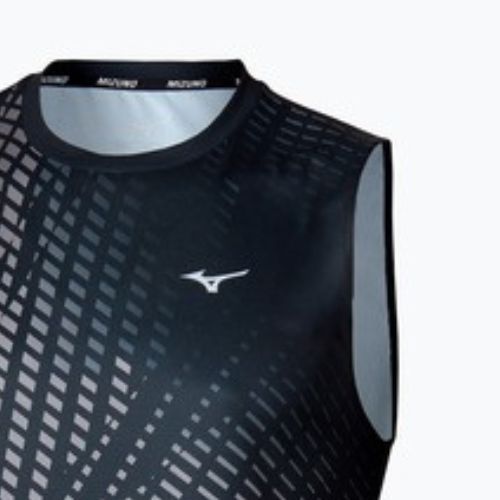 Футболка для бігу чоловіча Mizuno Core Graphic Sleeveless black/gray