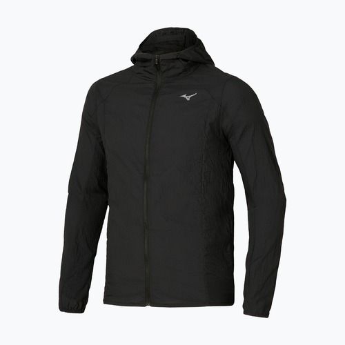 Куртка для бігу чоловіча Mizuno Tech Light Hooded black