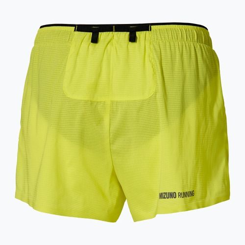 Шорти для бігу чоловічі Mizuno Tech Light Split 1.5 lightning yellow