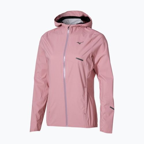 Куртка для бігу жіноча Mizuno Trail Waterproof 20K Hooded rose elegance