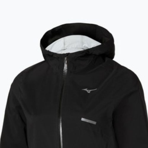 Куртка для бігу жіноча Mizuno Trail Waterproof 20K Hooded black