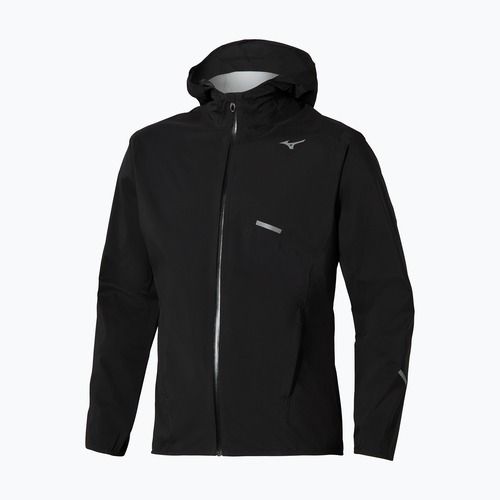 Куртка для бігу чоловіча Mizuno Trail Waterproof 20K Hooded black