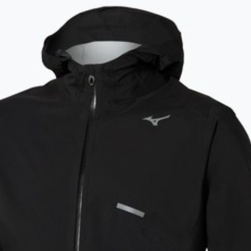 Куртка для бігу чоловіча Mizuno Trail Waterproof 20K Hooded black