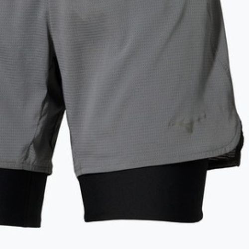 Шорти для бігу жіночі Mizuno Trail Multipocket 2in1 lava smoke