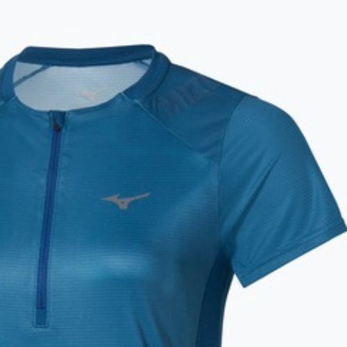 Футболка для бігу жіноча Mizuno Trail Graphic Tee sailor blue