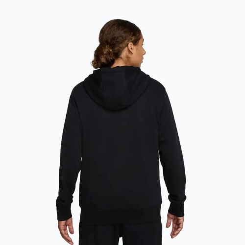 Кофта чоловіча Nike Club FZ Hoodie black/black/white