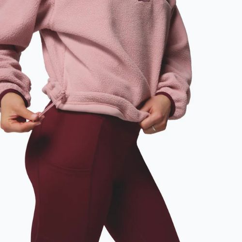 Жіноча флісова кофта Columbia Helvetia II Cropped Half Snap Fleece eraser pink/fig/rich wine