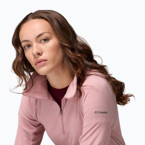 Жіноча флісова кофта Columbia Glacial IV 1/2 Zip eraser pink