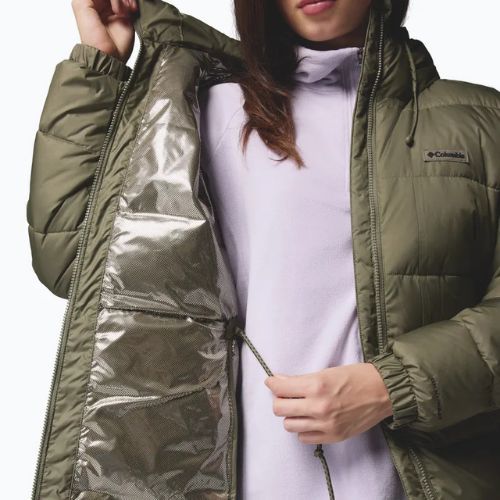 Пальто утеплене жіноче Columbia Pike Lake III Long stone green