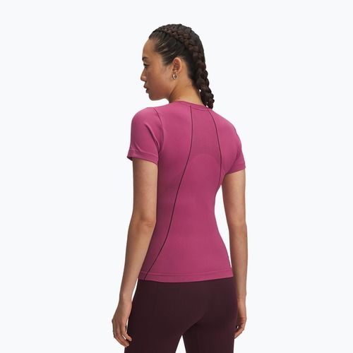Футболка для тренувань жіноча Under Armour Vanish Seamless fuchsia dusk/dark maroon/dark maroon