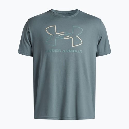Футболка для тренувань чоловіча Under Armour GL Foundation Update jasper blue/khaki base/serpentine