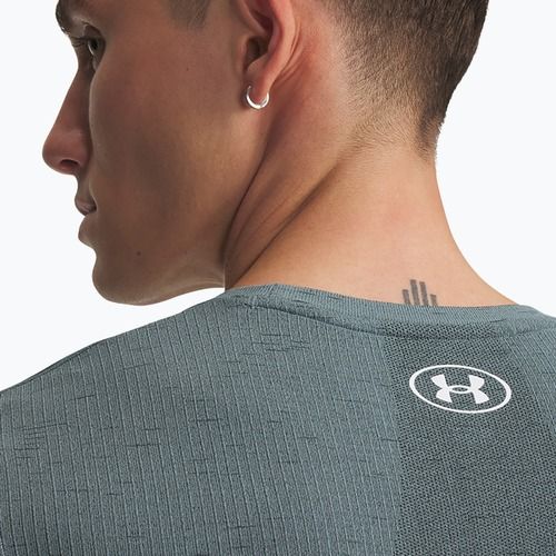 Футболка для тренувань чоловіча Under Armour Vanish Seamless jasper blue/white