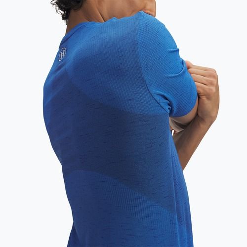 Футболка для тренувань чоловіча Under Armour Vanish Seamless blue atlantis/white