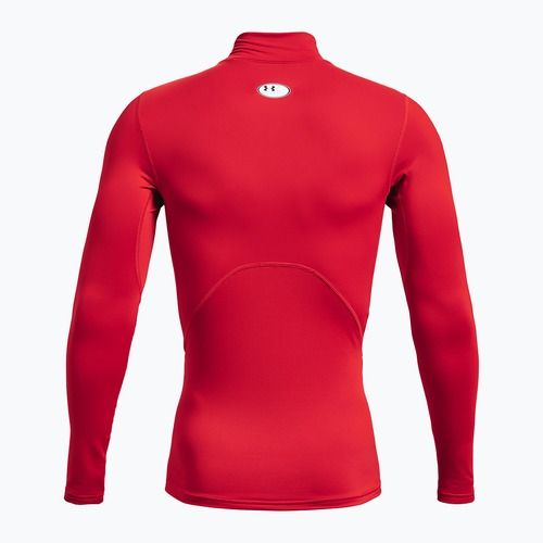 Лонгслів для тренувань чоловічий Under Armour Comp Mock UA Armour red/white