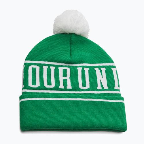 Шапка зимова чоловіча Under Armour Halftime Pom Beanie team kelly green/white/white